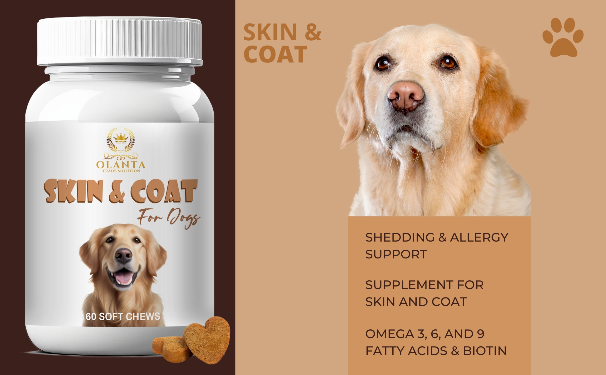 Healthy coat chews